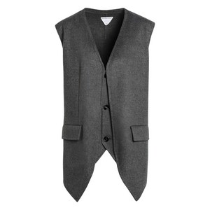 보테가 베네타 buttoned belted waistcoat, 그레이계열, Italy 38