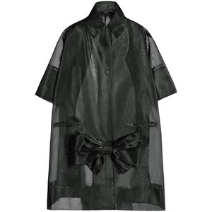 메종 마르지엘라 보우 디테일 코트, 블랙계열, Italy 38(KR 55)