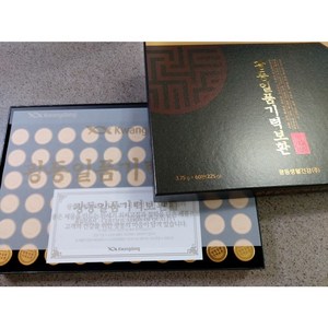 광동 침향 녹용 홍삼 기력보환 120환(4개월) 450g + 15가지 전통원료 부모님 추석 명절 선물세트.(보자기포함) 1개, 1세트