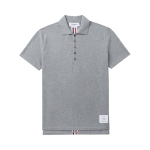 톰 브라운 센터백 스트라이프 피케 폴로 셔츠, 그레이계열, Numeric 0(KR 90)