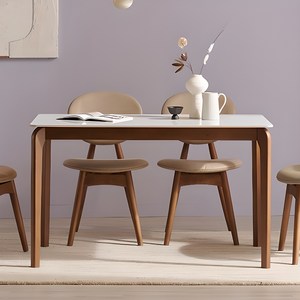 잉글랜더 토르티야 통세라믹 고무나무 원목 식탁 방문설치