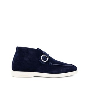 페라가모 스웨이드 데저트 부츠, Size 7(KR 260EE (Slim)), 블루계열