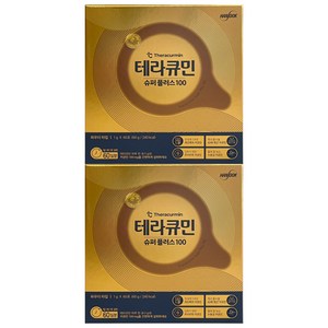 한독 테라큐민 슈퍼 플러스 100 4개월분 수용성 커큐민 강황 울금 100mg, 60g, 2개