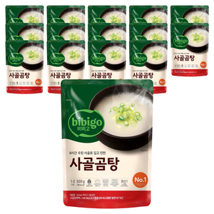 비비고 사골곰탕, 500g, 15개