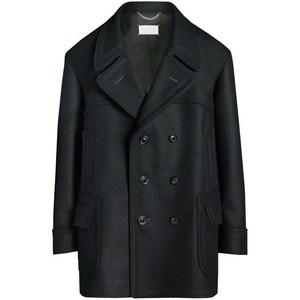 메종 마르지엘라 울 혼방 더블 브레스티드 코트, 블랙계열, Italy 44(KR 90)