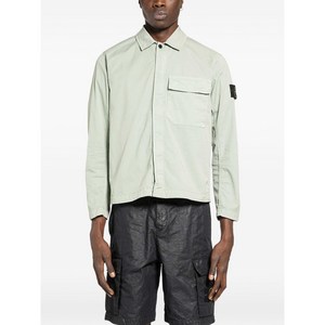 스톤 아일랜드 컴퍼스 배지 오버셔츠, 그린계열, Standard XL(KR 105)