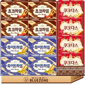 크라운 과자세트 쵸코하임4개 화이트하임4개 쿠크다스4개 몽실4개