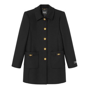 베르사체 A라인 펠트 코트, 블랙계열, Italy 42(KR 66)