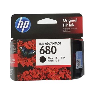 HP No.680 정품잉크, F6V27AA 검정, 1개