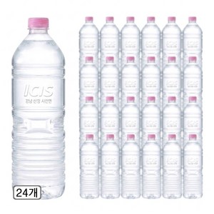 아이시스 생수 무라벨, 1.5L, 24개