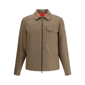 몽클레르 하운즈투스 패턴 지퍼 프런트 재킷, 브라운계열, Numeric 5(KR 108-190)