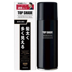 야나기야 톱 쉐이드 스피디 헤어 커버 스프레이 라지 250g, 내추럴블랙, 1개