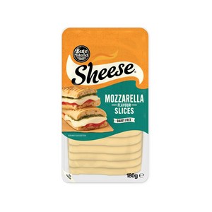 [영국 NO.1 치즈] 쉬즈치즈 SHEESE 비건치즈 모짜렐라 플레이버 슬라이스 180G, 1개