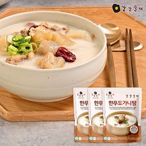 강강술래 한우 도가니탕 500g, 3개