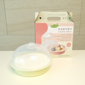 전자레인지용 국민찜기, 옐로우, 3개
