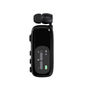 AIDU 독일 베를린 음향 효과 넥타이식 블루투스 무선 원클립 클립형 블루투스 이어폰 충전량 표시