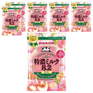 UHA 미각당 특농 밀크 8.2 복숭아, 70g, 6개