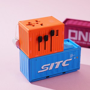 지클릭커 트래블 컨테이너 초고속 여행용 멀티 플러그 어댑터