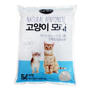 캣썬 고양이모래 무향 5L, 캣썬 고양이 모래 무향 x 5, 5개