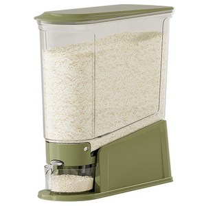 YEAAYE 틈새형 원터치 쌀통, 12*36.5*33..., 녹색, 1개