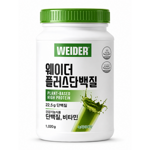 웨이더 플러스 단백질 1020g 프로틴 쉐이크 단백질 보충제, 1.02kg, 1개