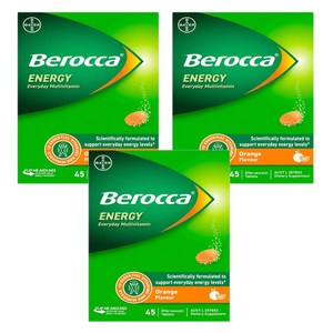 베로카 퍼포먼스 에너지 포 에브리데이 오렌지맛, 45정, 3개