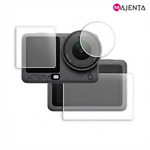 DJI 오즈모 액션6 보호필름 강화유리 고투명 고화질 9H 슬림 올레포빅
