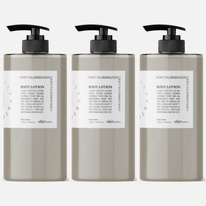 살림백서 오브제 퍼퓸 대용량 바디로션 화이트머스크 고보습, 3개, 1L