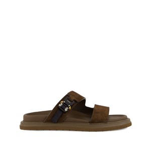 디올 아쿠아 더블 밴드 버클 샌들