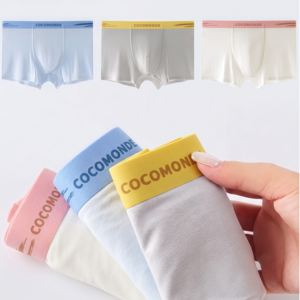코코몽드 KC인증 부드럽고 감촉좋은 50수 초등학생 남아용 드로즈 사각팬티 3종세트