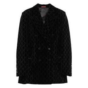 구찌 GG 패턴 벨벳 블레이저