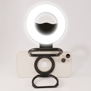 Nolirva 2in1 휴대폰조명 맥세이프 마그네틱 링라이트 LED 셀카 촬영 조명등 360도 회전 스탠드 갤럭시Z폴드 호환