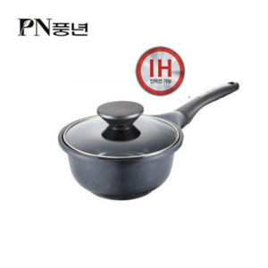 PN풍년 펄블랙 주물 IH 20cm 편수 냄비, PPBC-20B(IH), 1개