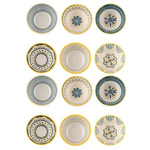 Qiaokao 빈티지 노르딕 공기 6개입