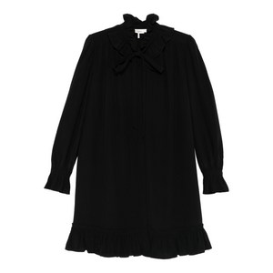 끌로에 러플 미니 드레스, 블랙계열, France 38(KR 66)