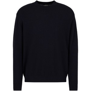 엠포리오아르마니 셰브런 니트 스웨터, 블루계열, Standard XXL(KR 110)