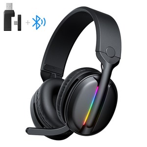 Mankiw맨큐 2.4G무선 게이밍 헤드셋 3모드 연결 가상 7.1 채널 최신 블루투스 5.4 X15