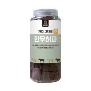 자연애 강아지 간식 한우허파 80g, 단품, 1개