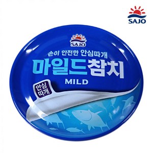 사조 안심따개 마일드참치 통조림, 85g, 16개