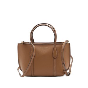 토리 버치 페리 레더 지퍼 탑 토트 백