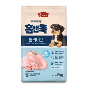 홈앤독 애견사료 전연령 5kg, 1개, 1개