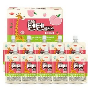 텐텐 한미사이언스 마시는 텐텐 플러스 100ml, 10개, 복숭아맛