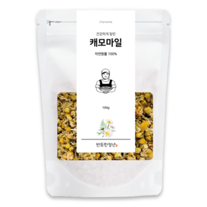 반듯한청년 캐모마일 원물티 허브 꽃 차 리필팩, 100g, 1개입, 1개