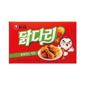농심닭다리 후라이드 치킨 맛, 66g, 6개