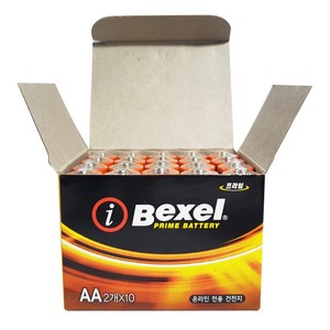 벡셀 알카라인 AA 건전지, 20개입, 5개