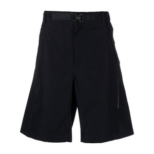 C.P.컴퍼니 로고 프린트 벨트 웨이스트 쇼츠, 블루계열, Italy 50(KR 105-110)