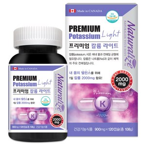 프리미엄 칼륨 라이트 108g, 1개, 900mg