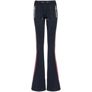 발망 스트라이프 디테일 플레어 팬츠