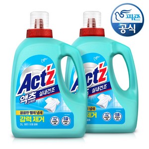 액츠 퍼펙트 실내건조 액상세제 본품, 3L, 2개