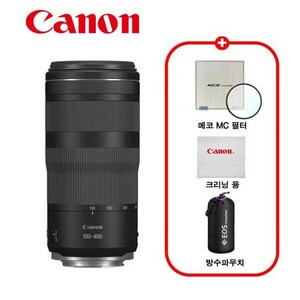 캐논 정품 RF 100-400mm F5.6-8 IS USM 망원 렌즈 / 프리미엄 패키지 / MCUV필터+극세사융+렌즈파우치/TJ